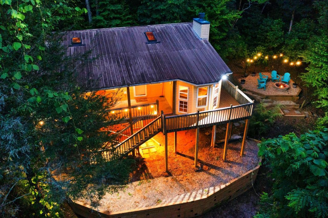 Cozy Cabin Retreat - Hot Tub, Fireplace & Fire Pit Blue Ridge Exteriér fotografie